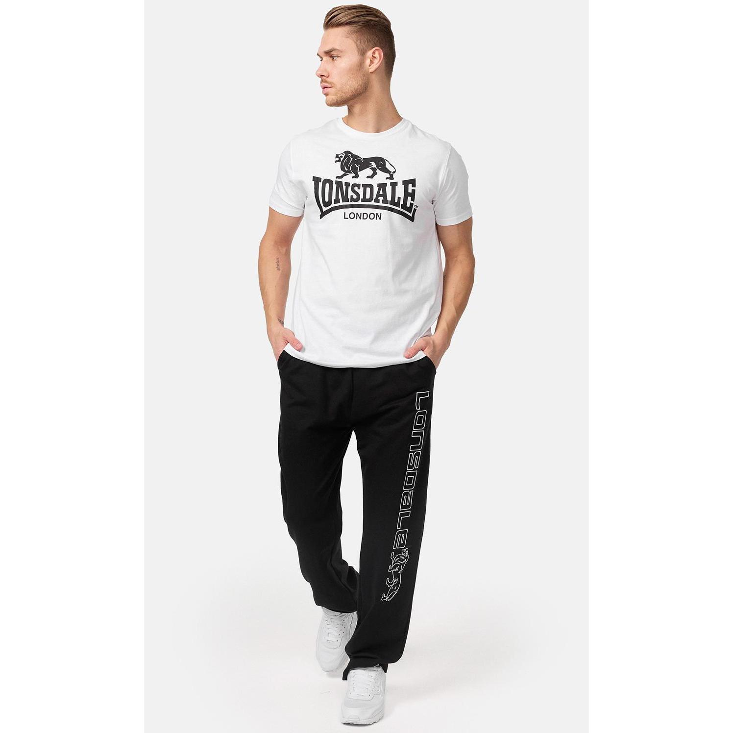 Lonsdale, Herren, Hosen, Stonesfield, Schwarz, (4XL)