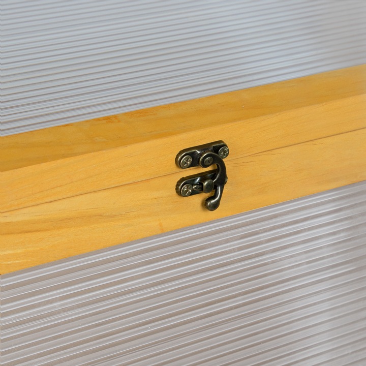 Actual product image Dema Lucca raised bed cold frame made of softwood