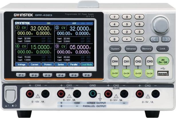 Actual product image GW Instek Linear DC power supply, 32V, 3A, 217W, programmable