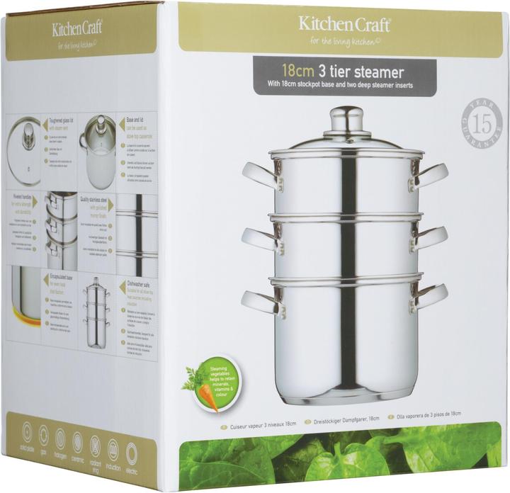 Produktbild Kitchen Craft Dampfgarer (Edelstahl)