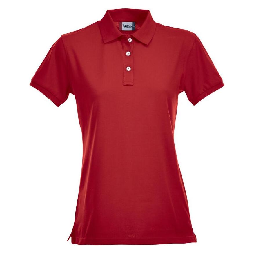 Clique, Damen, Shirts, Stretch Premium Polo Women, Rot, (Xl)