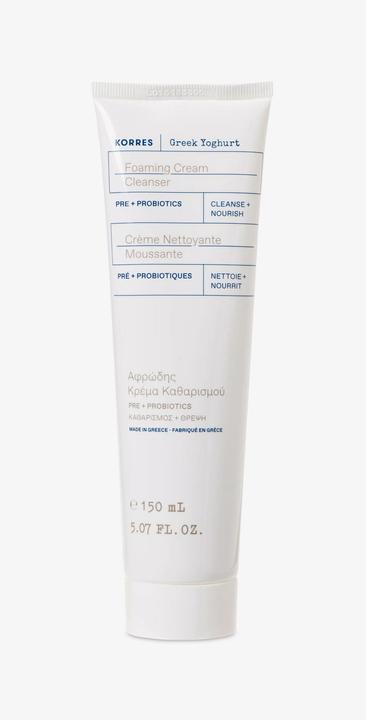 Actual product image Korres Greek Yogurt Foaming Cream Cleanser (Cleansing lotion, 150 ml)