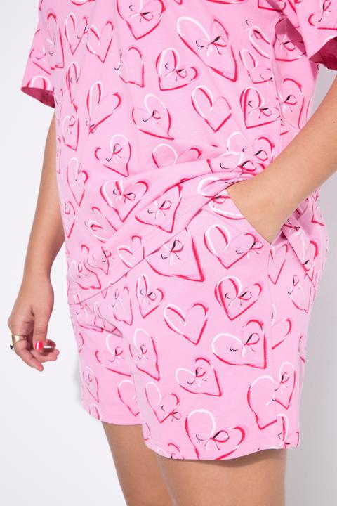 Actual product image Studio Untold Pyjamas, short two-piece, heart pattern (58)