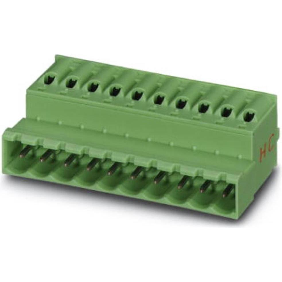 Phoenix Contact FKIC 2.5 HC/ 2-ST-5.08 BD:5X3, Cavo + Spina elettrica, Verde