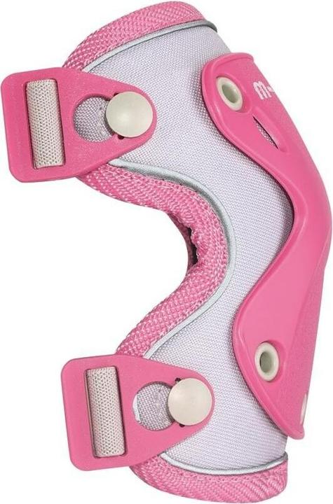 Actual product image Micro Knee/elbow pads reflective Pink M (M, Knee pad, Elbow protectors, Pair)