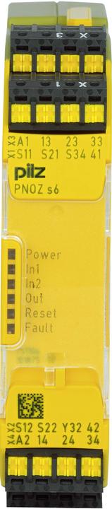 Produktbild Pilz 751106 PNOZ s6 C 24VDC 3 n/o 1 n/c