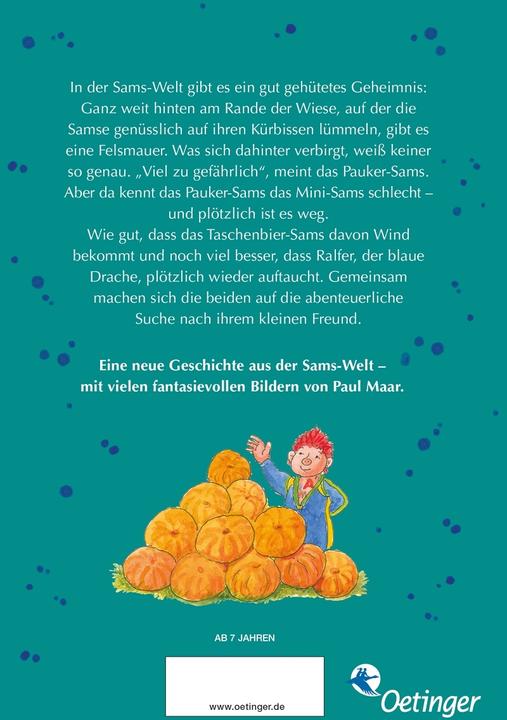 Actual product image Das Sams 12. Das Mini-Sams ist weg (German, Paul Maar, 2024)
