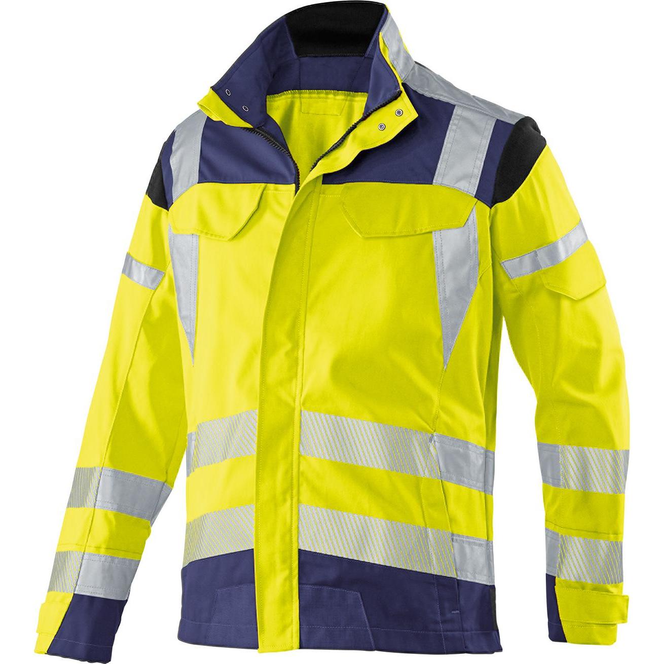Kübler, Arbeitsjacke, Jacke REFLECTIQ PSA 2 warngelb/dunkelblau Form 1207 Grösse 62 (62)