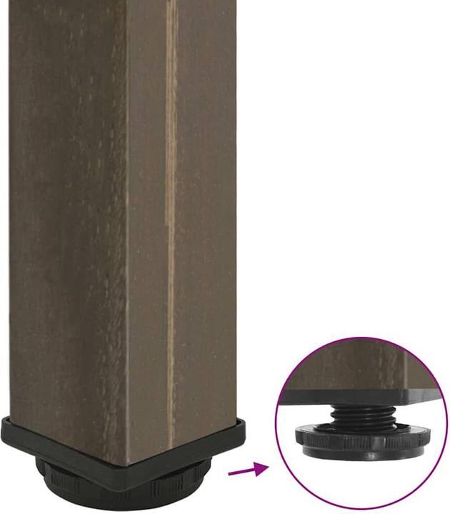 Actual product image vidaXL Konsolentischbein