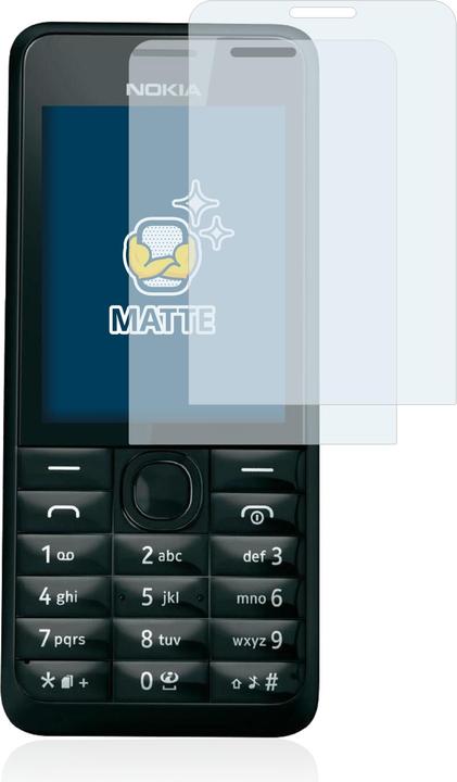 Actual product image BROTECT Anti-glare film Screen protector Matt screen protector film (2 Piece, Nokia 301)