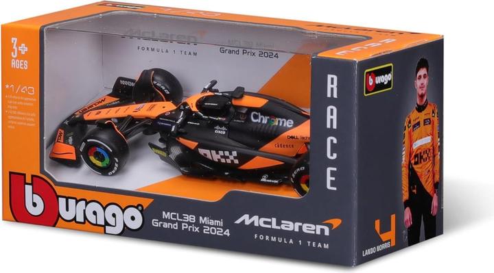 Produktbild Bburago McLaren F1 MCL38 1/43 Piastri 2024