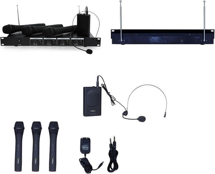 Produktbild Ibiza Sound VHF4 Draadloos karaokesysteem