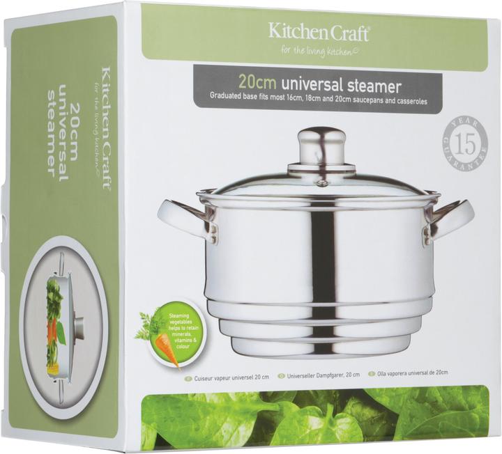 Actual product image Kitchen Craft Steamer (Steam cooker, Stainless steel)