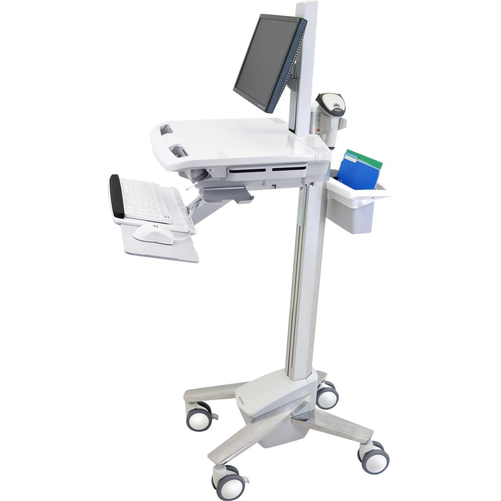 Ergotron SV41 LCD STAND, Notebookwagen, Weiss