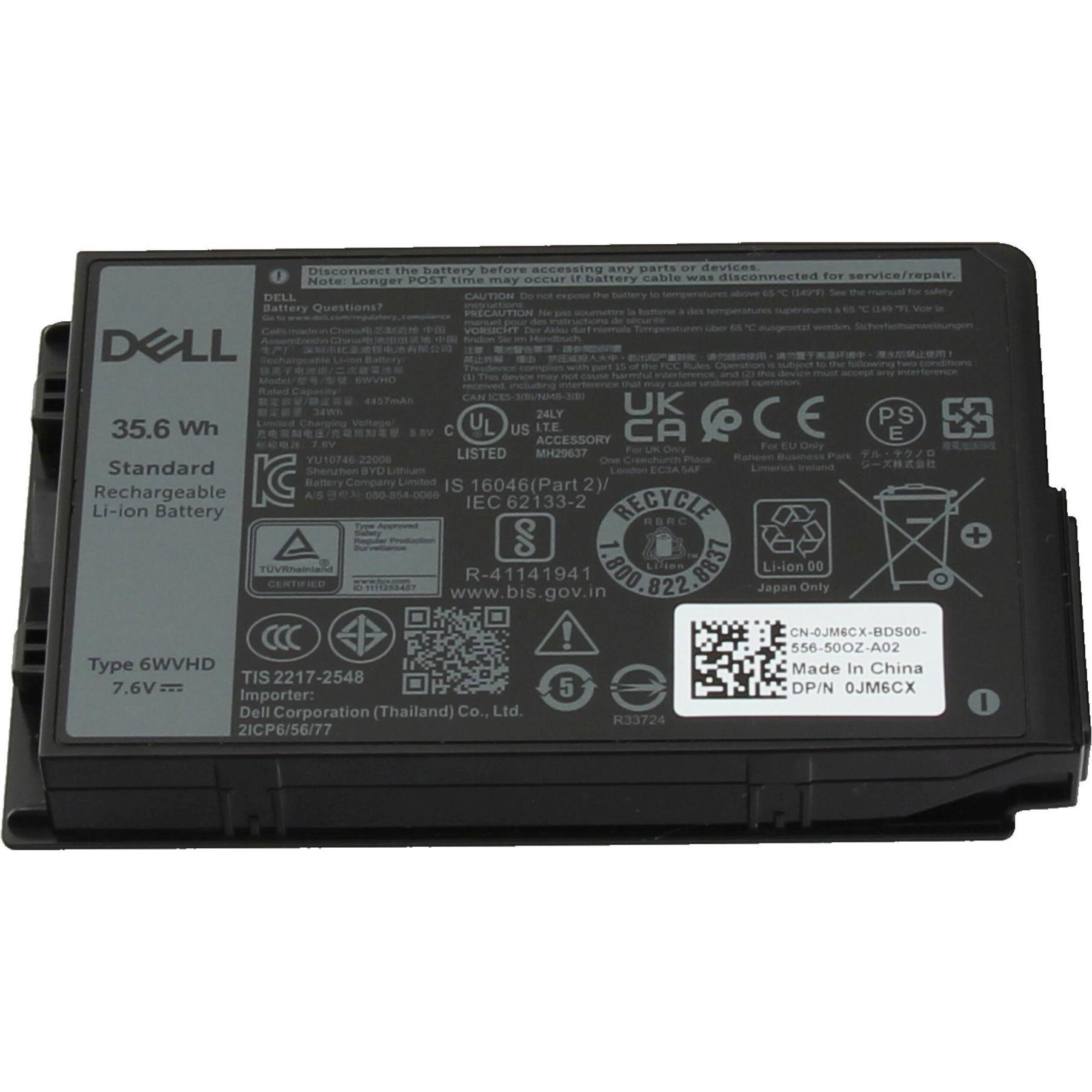 Dell 06WVHD (2 Zellen, 4457 mAh), Notebook Akku