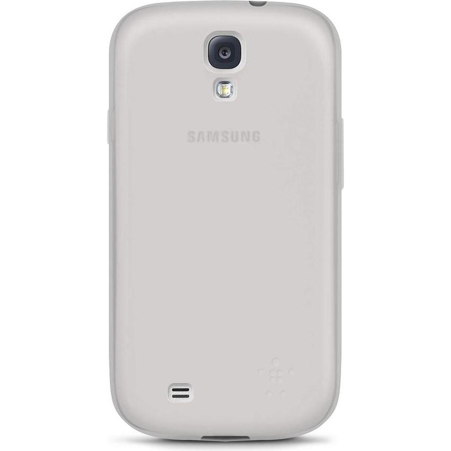 Belkin Tappetino Grip Sheer per Galaxy S4 - Trasparente (Samsung Galaxy S4), Cover smartphone, Trasparente