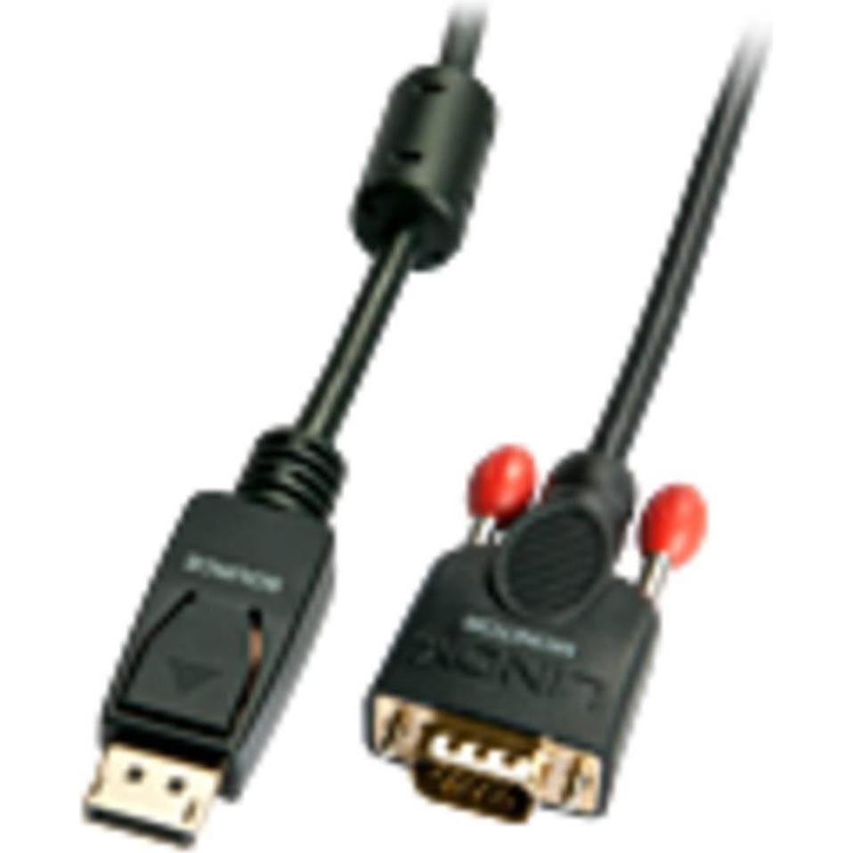 Thumbnail - Lindy DisplayPort — VGA (1 m, DisplayPort, VGA), Video Kabel