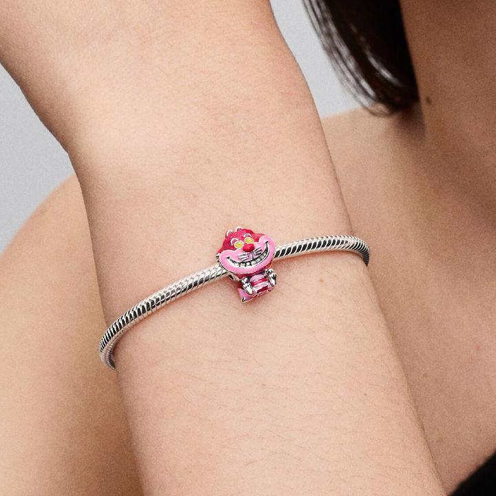 Image du produit Pandora Breloque Chat du Cheshire Disney Alice au pays des merveilles (Argent 925, Émail)