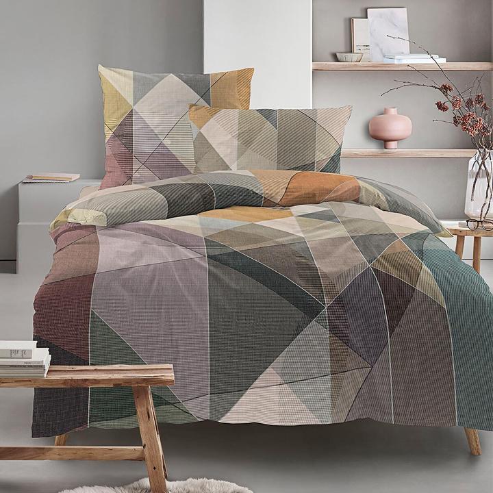 Produktbild Irisette Mako-Satin Bettwäsche Wave 8639 multi (Bettwäsche Set, 155x220 cm + 80x80 cm)