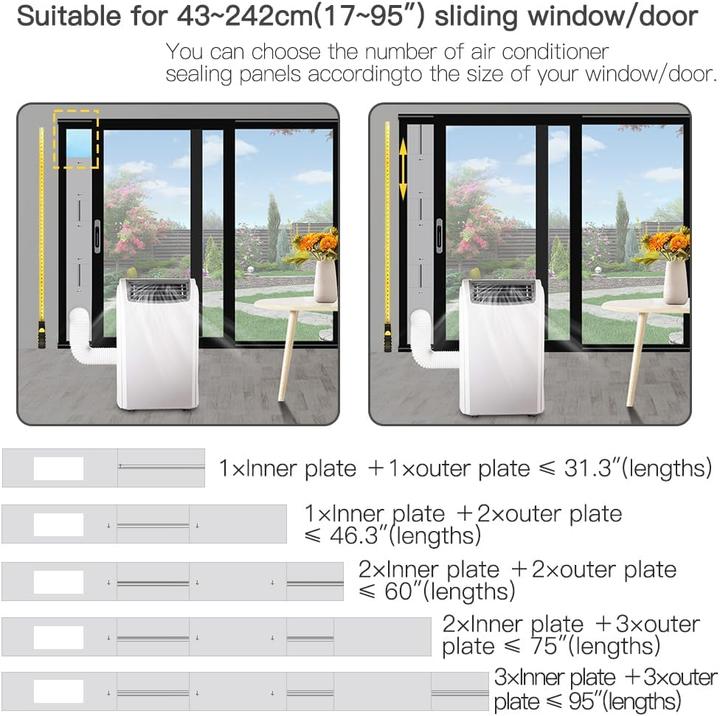Image du produit Aozzy Fensterabdichtung für mobile Klimageräte