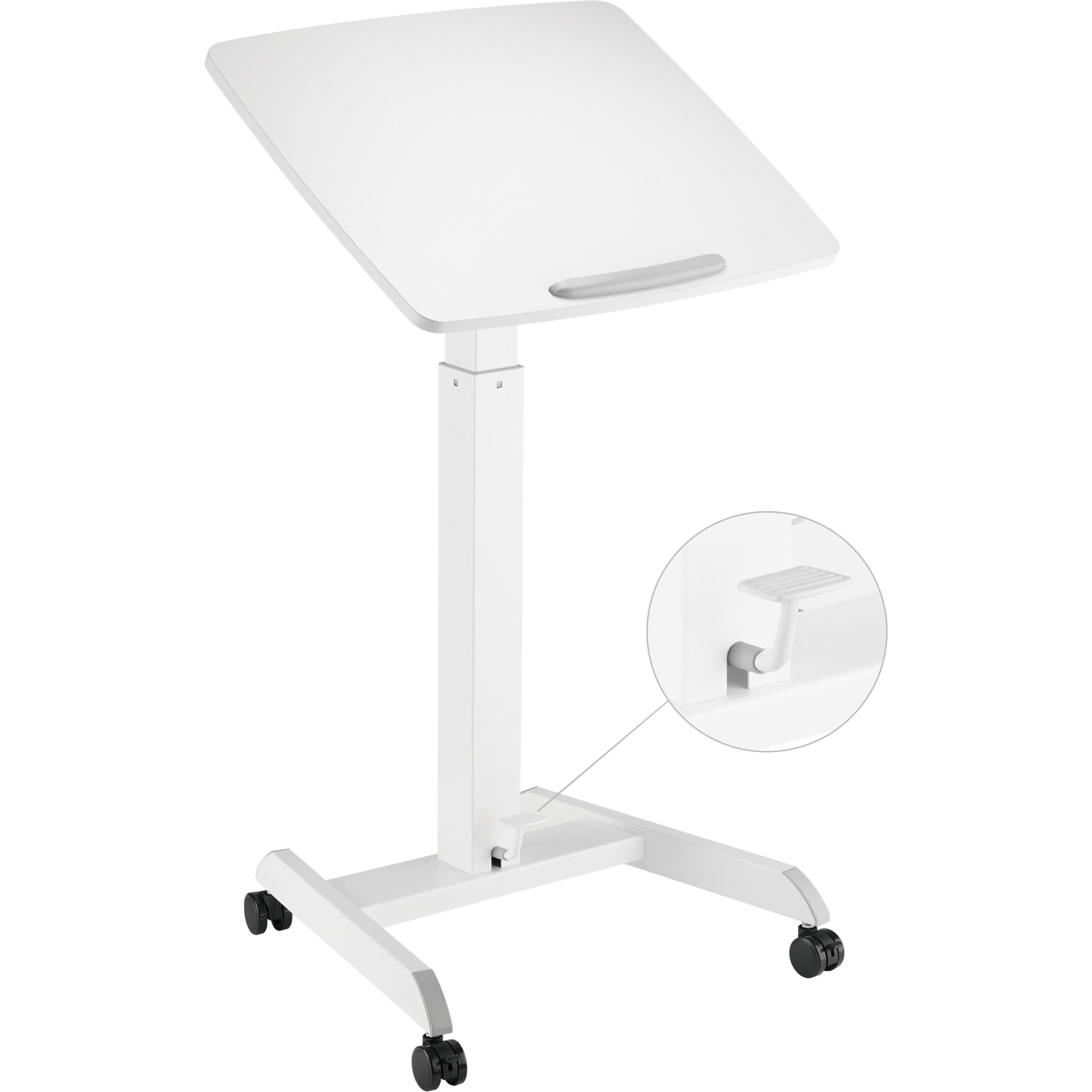 Ergowork Wit Bureau, Tilt Adjustable Desk, 60 X 52 Cm, White