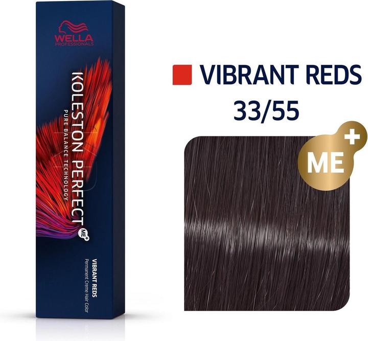 Produktbild Wella Koleston Perfect ME Vibrating Red 33/55 Intense Mahogany Dark Chateau 60ml (33, 55)