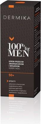 Dermika 100% for Men 50+ anti-wrinkle face cream 50ml (50 ml, 24h Creme)