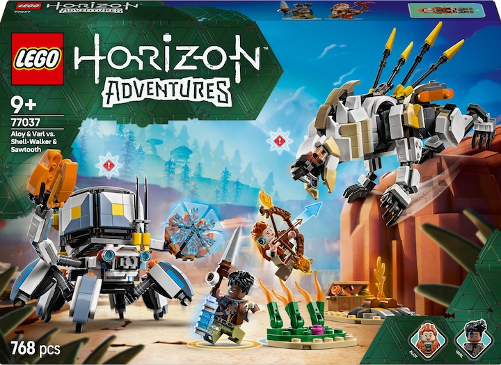 LEGO Horizon Aloy And Varl vs Shell-Walker (77037, LEGO Horizon)