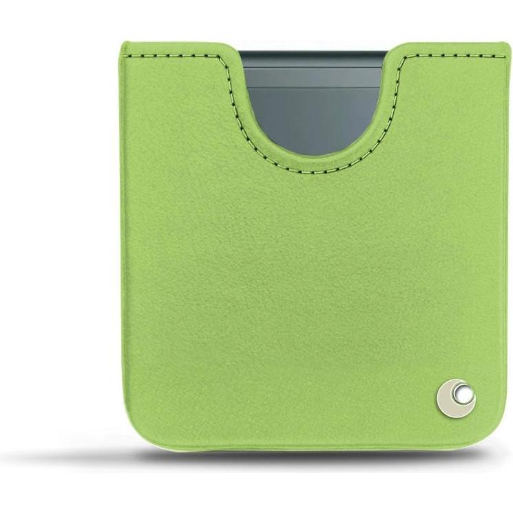 Noreve Lederschutzhülle Samsung Galaxy Z Flip3 (Samsung Galaxy Z Flip3), Smartphone Hülle, Grün