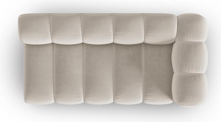 Actual product image Micadoni Velvet Right Modular Sofa, "Lupine", 3 Seats, 175x95x70Made in Europe (Modular sofa, 3-seater)