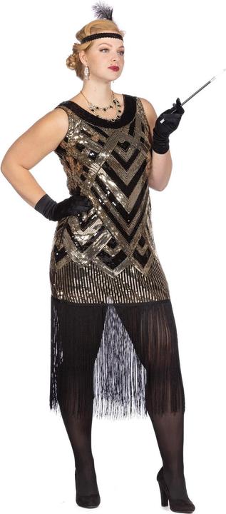 Metamorph Goldenes 20er Jahre Abendkleid