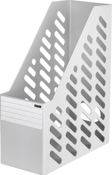 Actual product image Han Filing system KLASSIK XXL, plastic, light grey, grip hole in spine, for documents in format (C4)