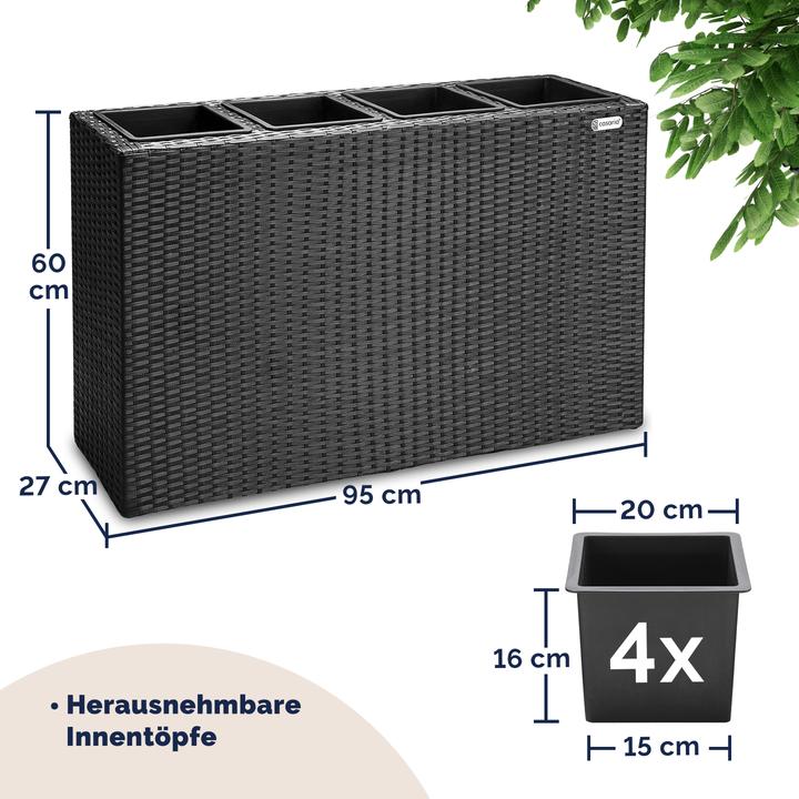 Produktbild Casaria Blumentopf (27 cm)