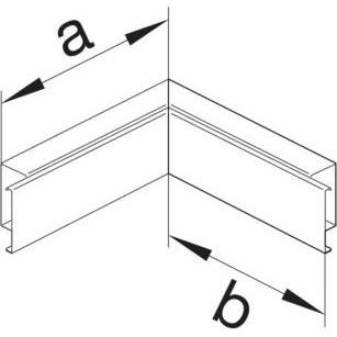 Thumbnail - Hager, Leitungsführung, TEH L2751VERZ Inneneck aus Grundprofil Stahlblech zu LFS 30x45mm verzinkt