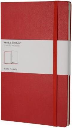 Produktbild Moleskine Memo Pocket rot (A5, Harter Einband)