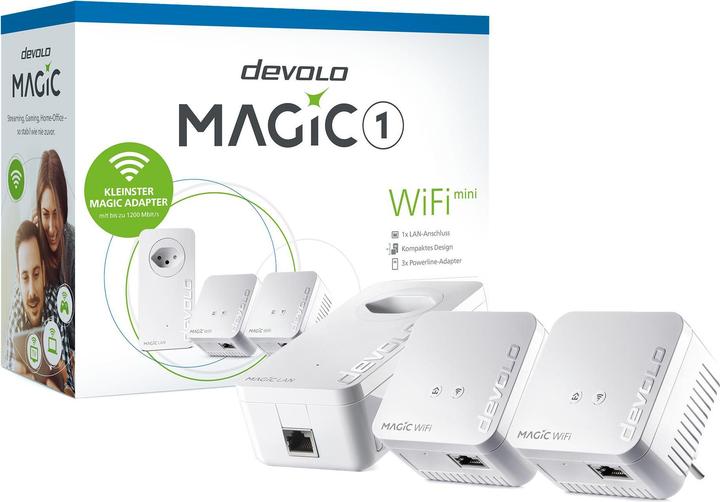 Produktbild Devolo Magic 1 WiFi mini Multiroom Kit (1200 Mbit/s)