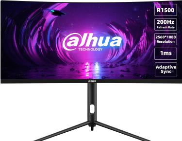 Actual product image Dahua 30" WFHD 21 9 Curved 200Hz 1ms (2560 x 1080 pixels, 30")