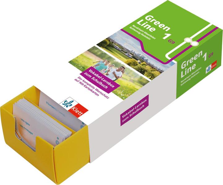 Produktbild Green Line 1 G9 (Ausgabe ab 2019) Klasse 5 Vokabel-Lernbox zum Schulbuch (Deutsch, 2020)
