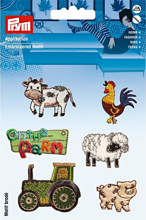 Produktbild Prym Applikation Farm, selbstklebend und aufbügelbar, 6 Stk. (6 Stk.)