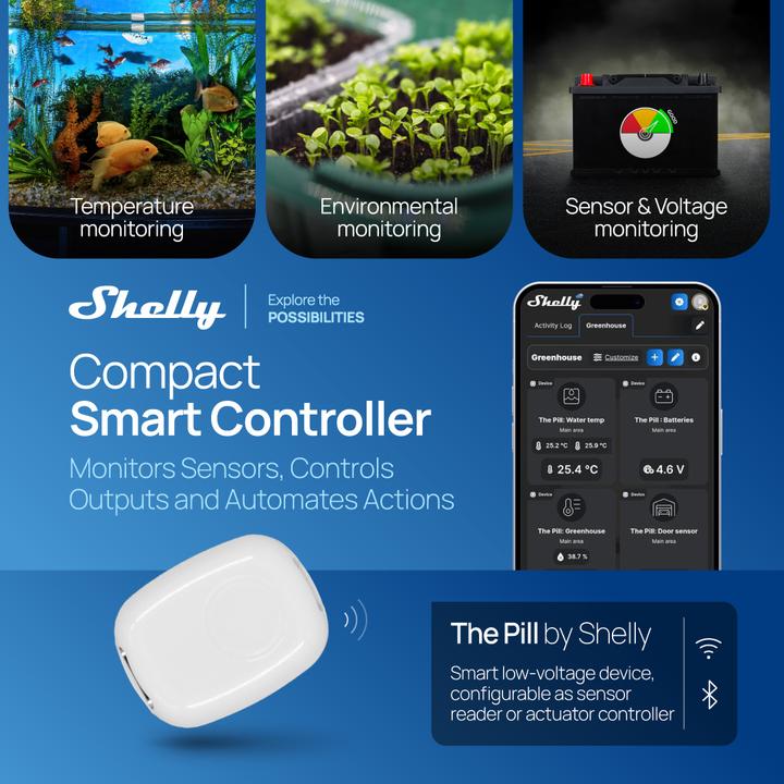 Actual product image Shelly · DIY · The Pill