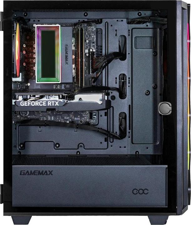 Produktbild Hyrican Infinity Mini BK 7616 AMD Ryzen 5 5500, 32GB RAM, 1TB M.2 SSD, NVIDIA GeForce RTX 5050, Wind (1000 GB, 32 GB)