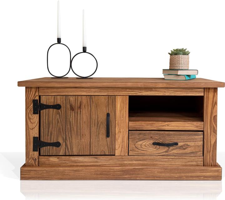 Kiefer, Kiefer eichefarbig, Schwarz matt