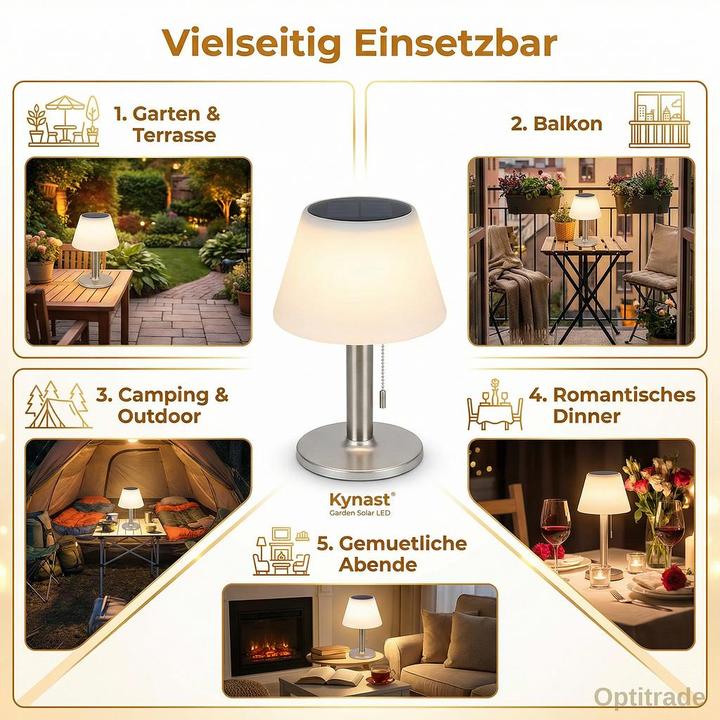 Actual product image Solar table light