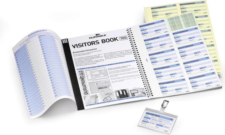 Actual product image Durable Notepad visitor book refill set ws (A4)
