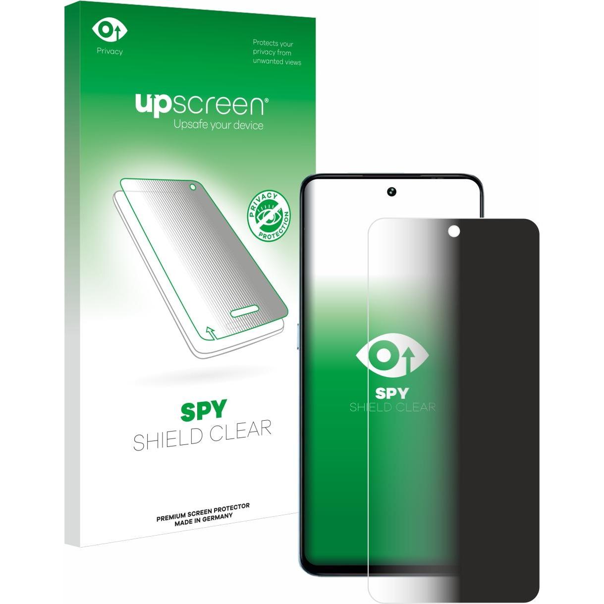 upscreen Sichtschutzfolie Anti-Spy Privacy Folie Blaulicht-Schutz (1 Stück, Umidigi G100), Smartphone Schutzfolie, Blau