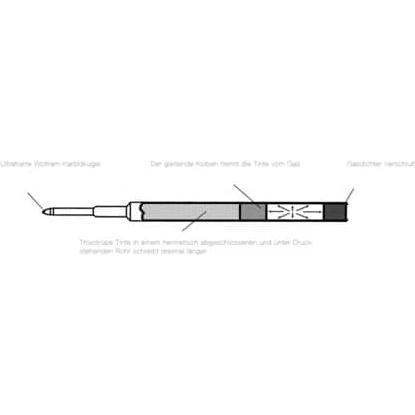 Thumbnail - Spacetec, Ersatzpatrone, Minen 0.5mm (Nachfülleinheit, Schwarz)