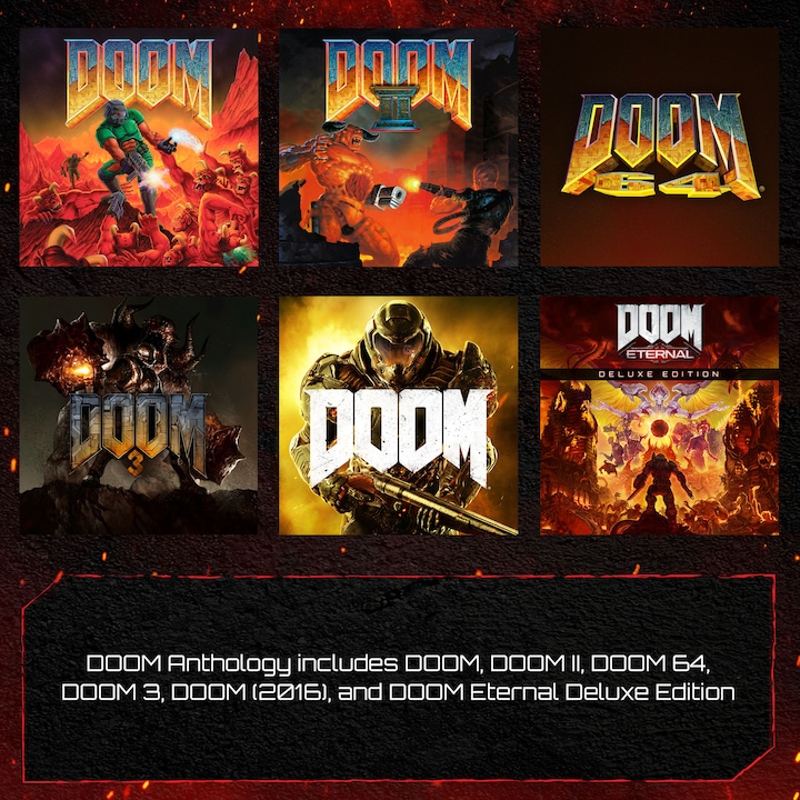 Produktbild Bethesda Doom Anthology (Code in Box) (PC, DE)