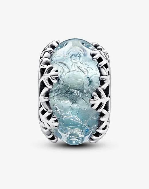 Immagine prodotto Pandora Charm fiocco di neve in vetro di Murano (Argento 925)