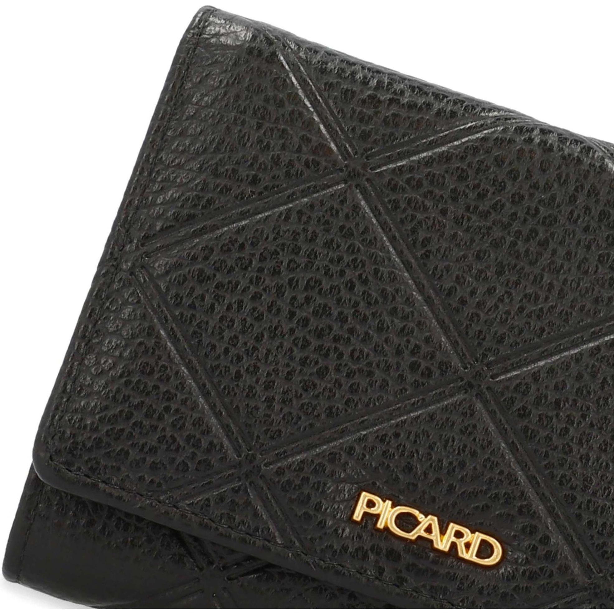 Thumbnail - Picard, Damen, Portemonnaie, Broadway 1 Geldbörse RFID Schutz Leder 12.5 cm, Schwarz