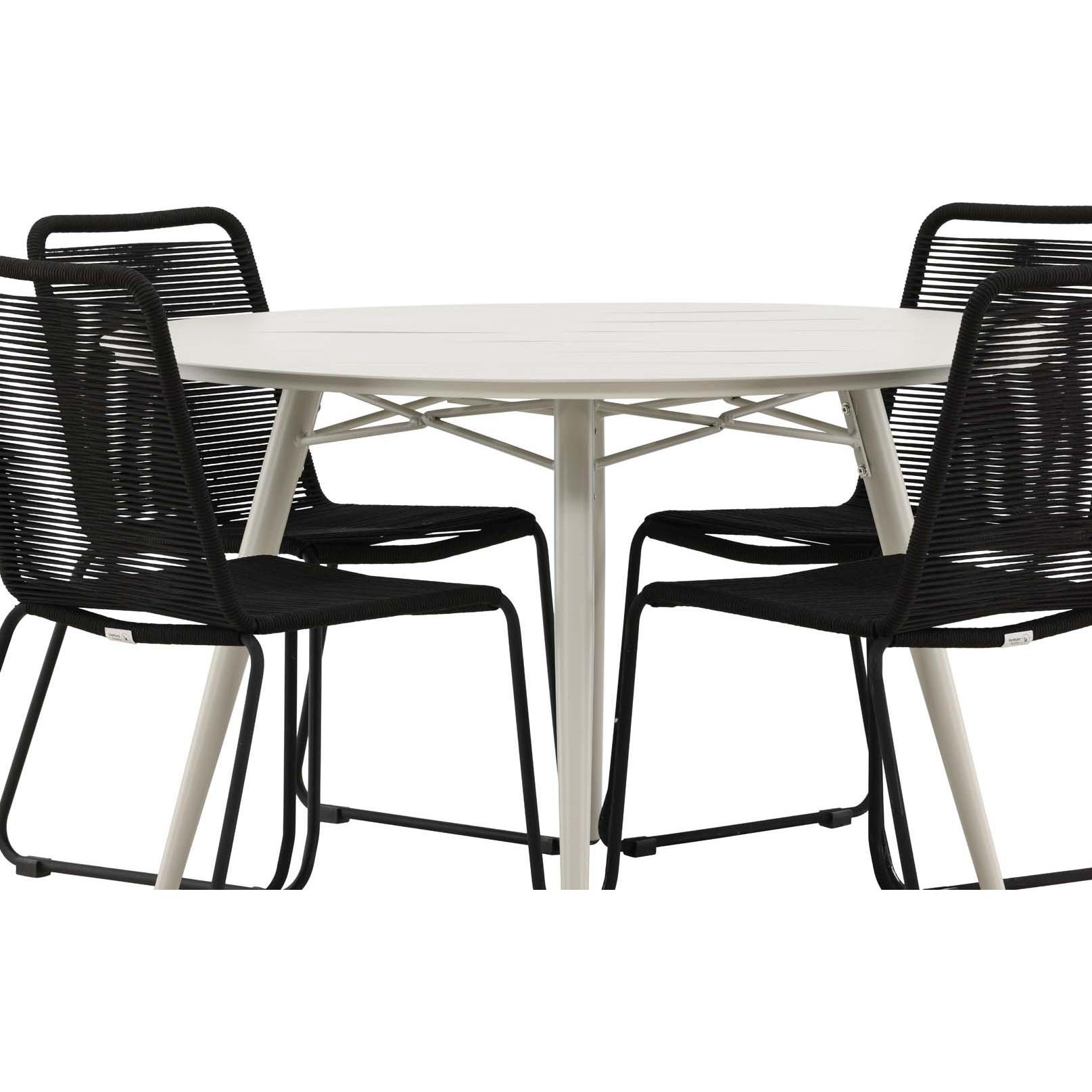 Thumbnail - Ebuy24, Gartentisch + Balkontisch, Gartenset Lina 5-teilig (120 cm)